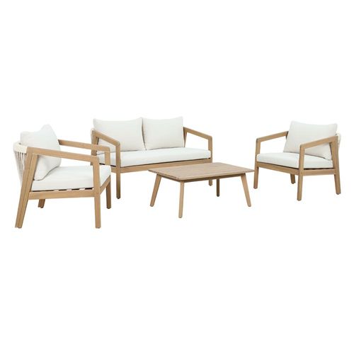Set Living Acacia 4 Personas Outzen Guara