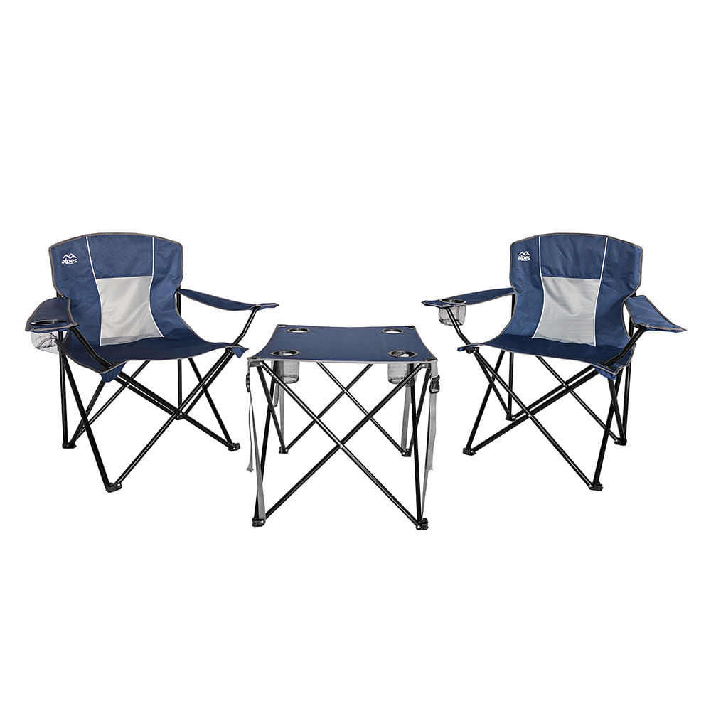 Set Living Terraza Metal y Poliéster 2 Personas Quiñenco Alpes