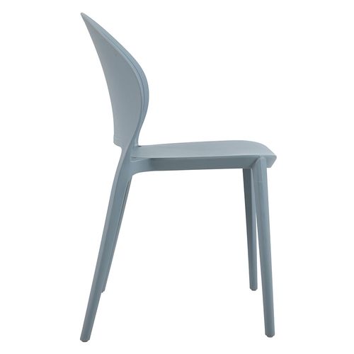 Silla 82x38x50.5 Cm PP Gris Nil M+Design