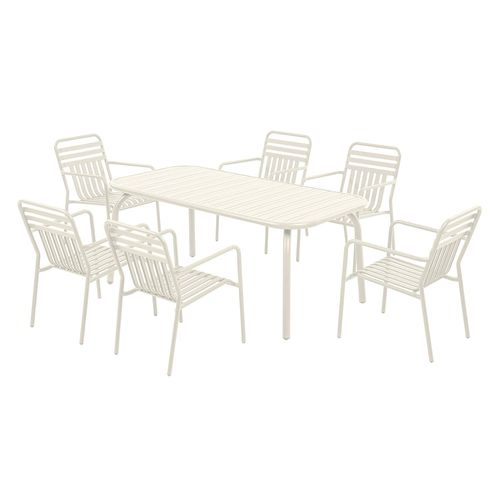 Comedor Aluminio 6 Personas Sabrán Outzen