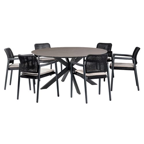 Set Comedor Aluminio 6 Personas Outzen Premium