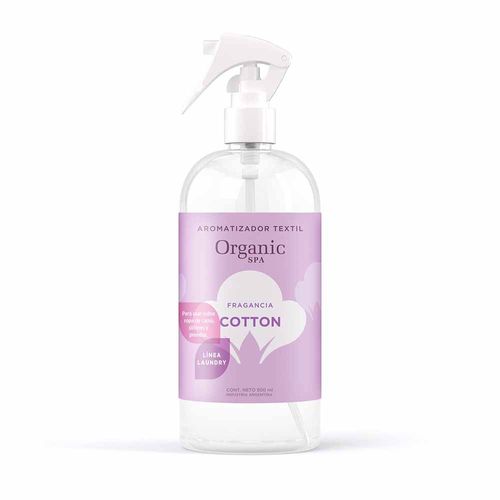 Aromatizador Textil 500 Ml Cotton Organic Spa