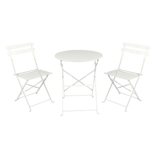 Set Comedor Acero 2 Sillas Outzen Melody