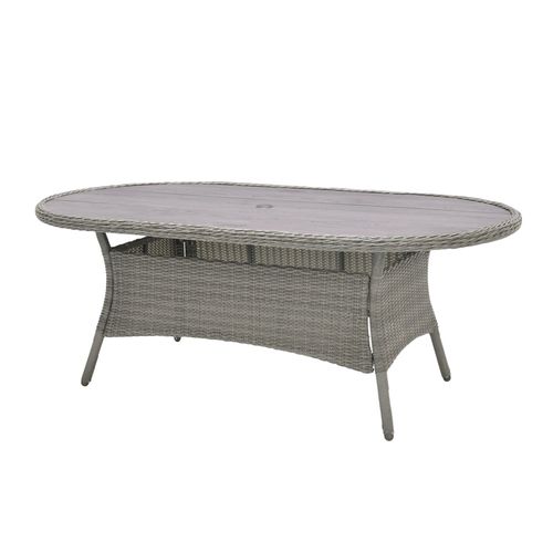 Mesa De Exterior 75x200x105 Cm Martinique Oval Midtown