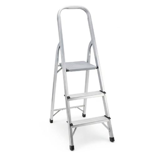 Escalera 3 Pisos Aluminio 150Kg Pdq Tt