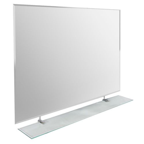 Espejo con Bandeja 80x60 Cm Vidrio Gris Vessanti
