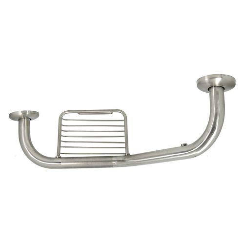 Barra de Seguridad Ducha con Jabonera 40 Cm Cromado Vessanti