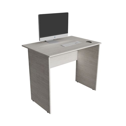 Escritorio 90X75X60 Cm Melamina Gris Venecia Muebles Orlandi
