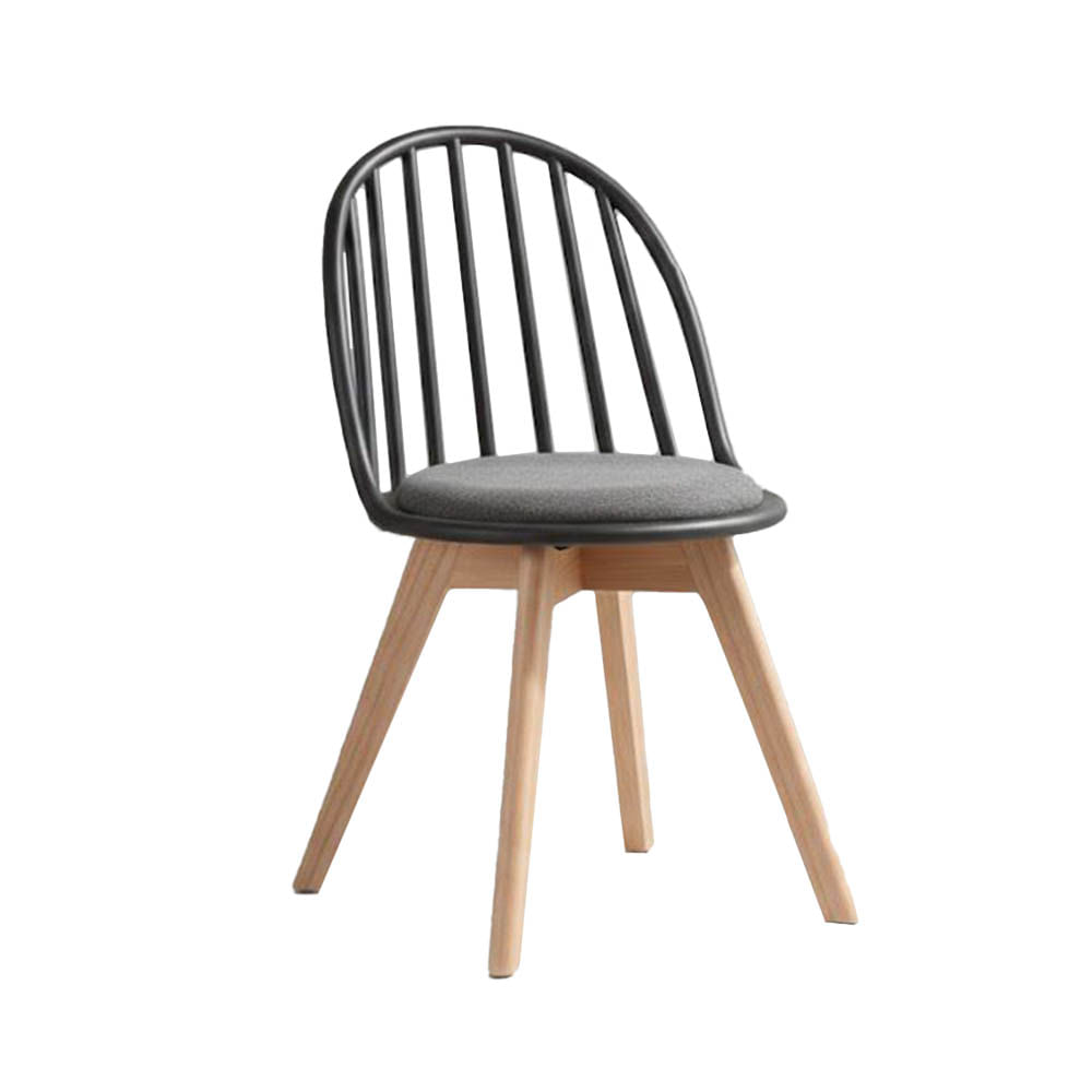 Silla 43 x 43.5 x 80 Cm Madera Negro Poison S21 SRL