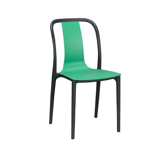 Silla 88x42x47 Cm Polipropileno Verde Olivia S21 SRL