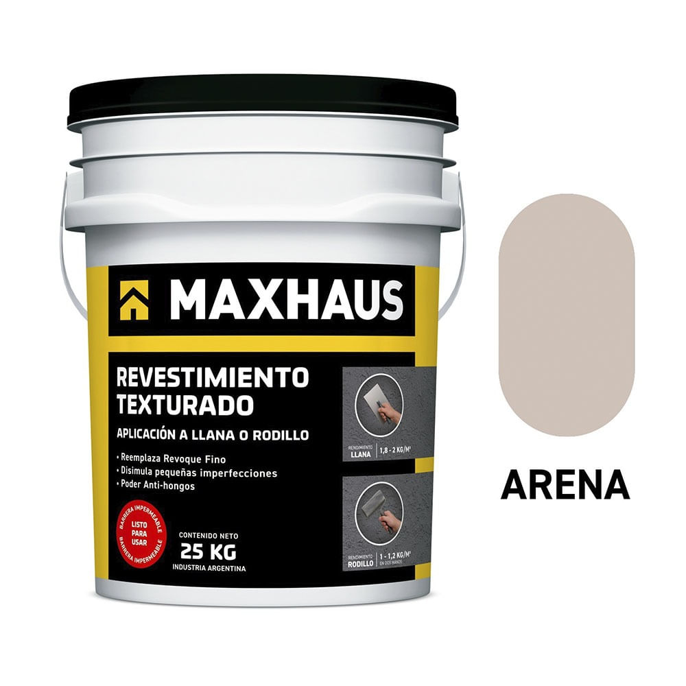 Revestimiento Texturado Arena 25 Kg Maxhaus