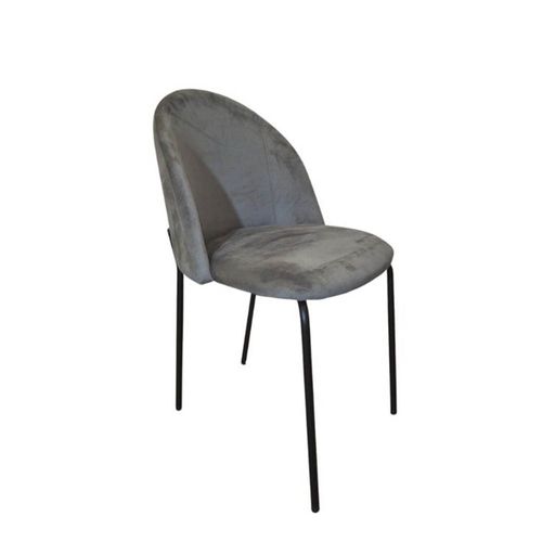 Silla 70x70x47 Cm Gris Macaron Dt