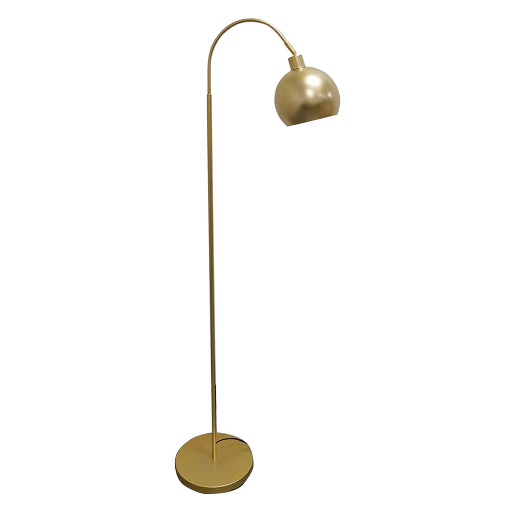 Lámpara de Pie 1 Luz E27 Gold Rita M+Design