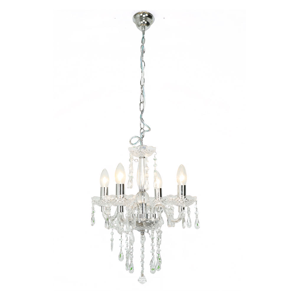 Colgante 4 Luces E14 Gris Lanai M+Design