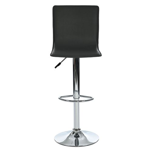 Silla para Bar 92-112x39.5x50 Cm Metal/PU Gris Maca M+Design