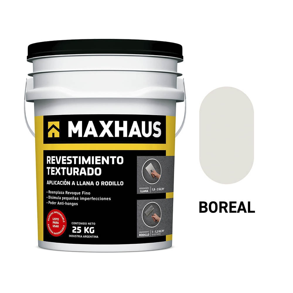 Revestimiento Texturado Boreal 25 Kg Maxhaus