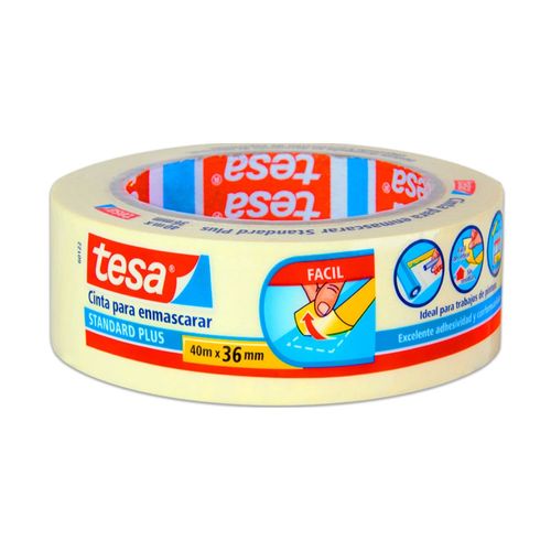 Cinta de Enmascarar 36 Mm x 40 Mts Tesa