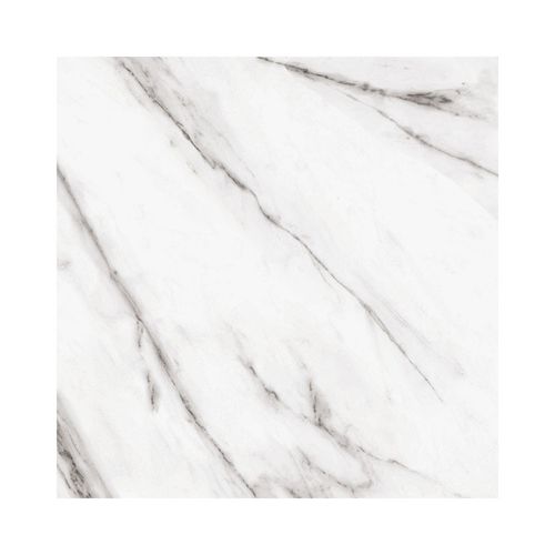Cerámico 61.5x61.5 Cm Blanco Marmol Carrara Cañuelas