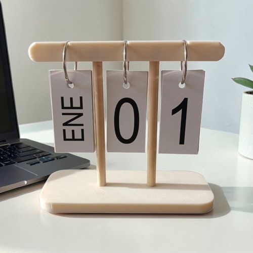 calendario 3d colgante natural