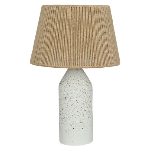 Velador con Pantalla E27 Beige Yuma M+Design