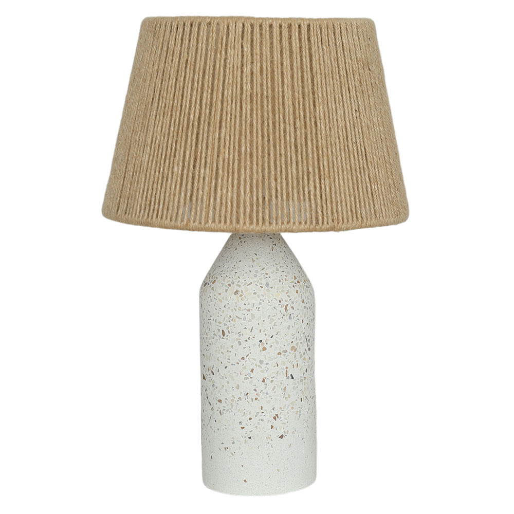 Velador con Pantalla E27 Beige Yuma M+Design