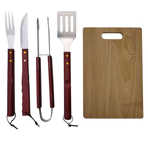 set 5pzas ten-cuch-pinz-espat-tabla made