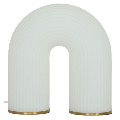 lamp mesa led arco blanco ar