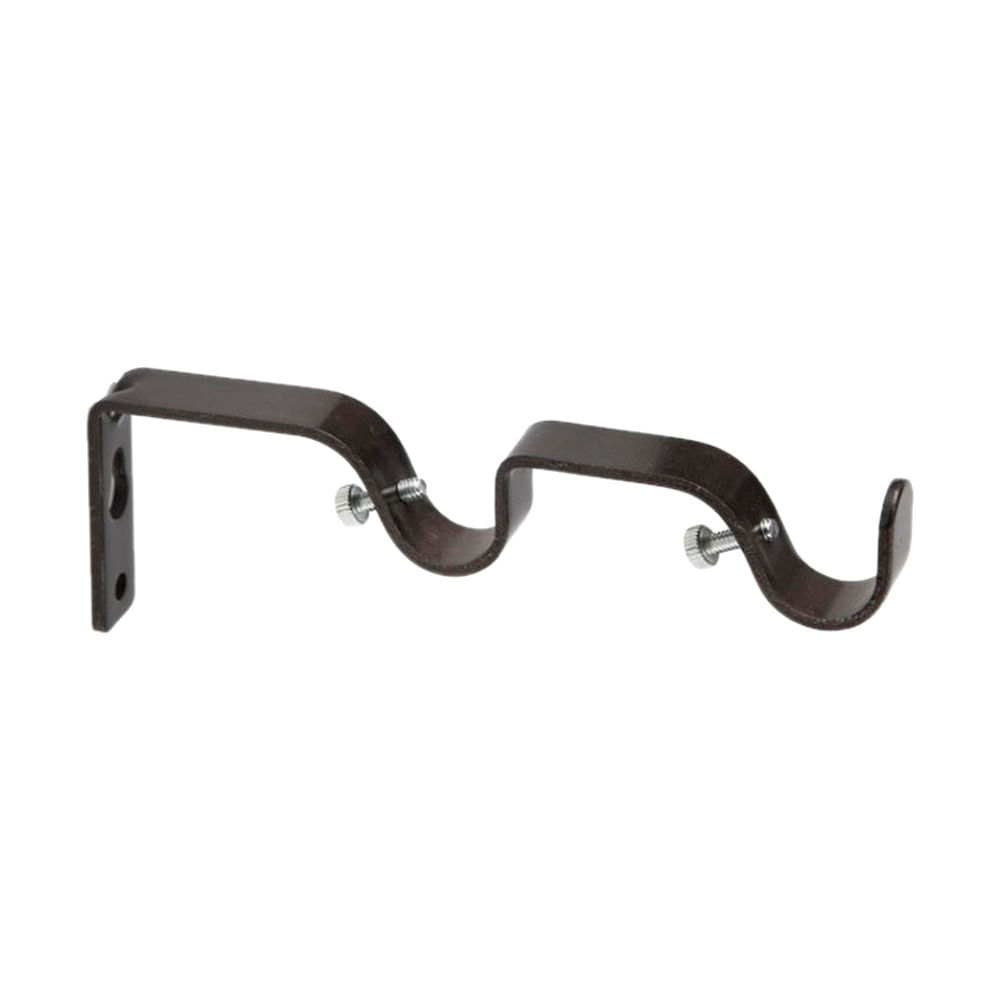Barra Metal Extendible de 1,20 a 2,10 Mts Doble Negro Acero Decor - Easy