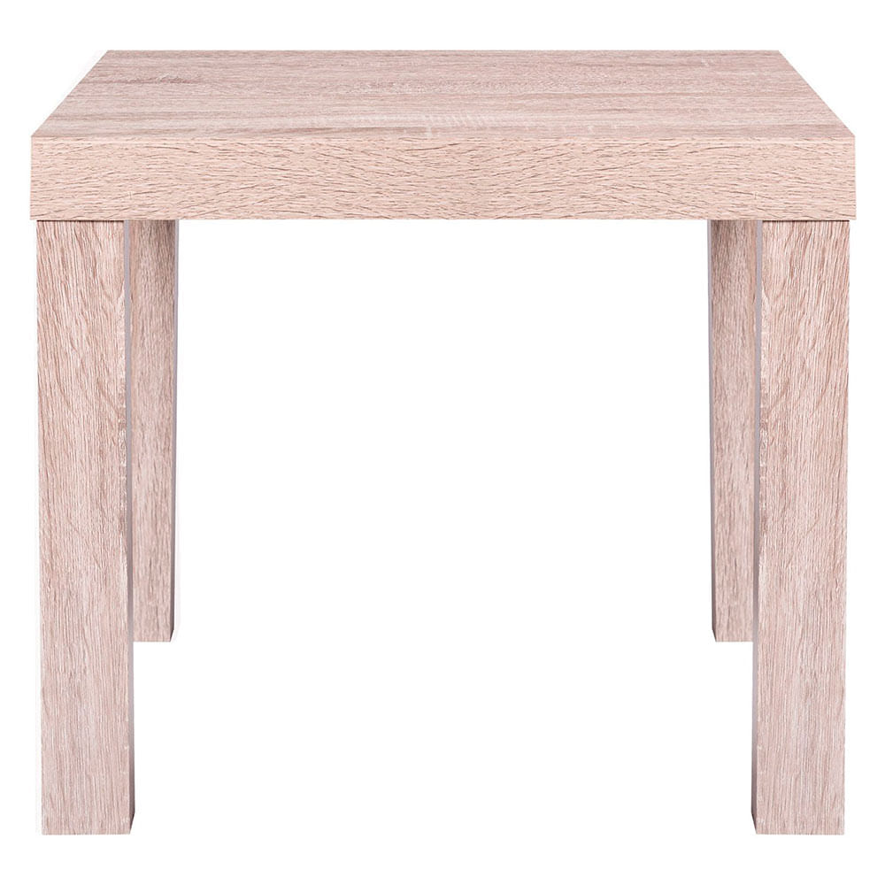 Mesa Lateral 41x48x48 Cm Honeycomb Natural 2.0 M+Design