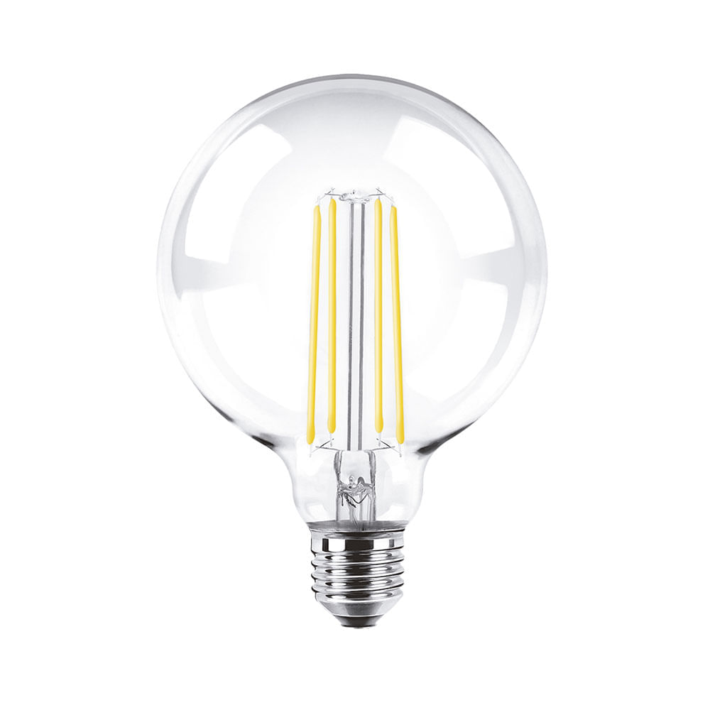 Led Filamento Cálida E27 8 W Globo Macroled