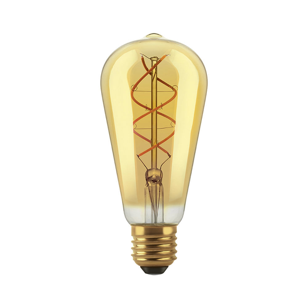 Led Filamento Ambar E27 5 W Vintage Golden Macroled