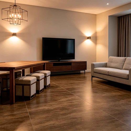 Porcelanato 80x80 Cm Marrón GLP8116 Foshan