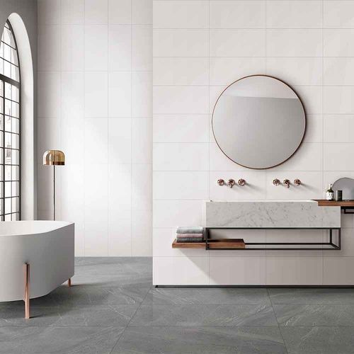 Revestimiento 30X60 Cm Blanco Mate Foshan