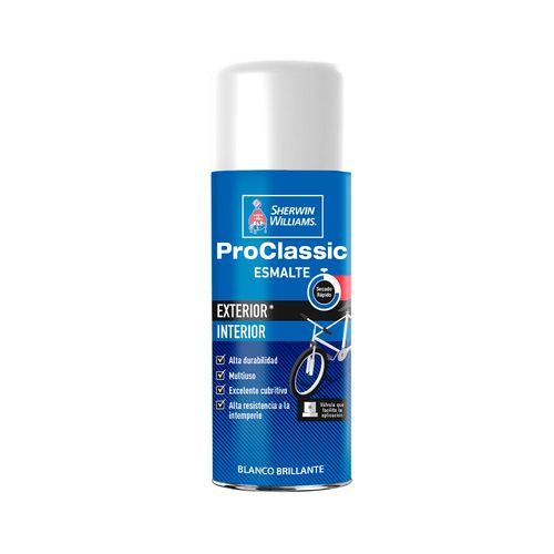 Aerosol Blanco Brillante 400 Cc Interior/Exterior Proclassic Sherwin Williams