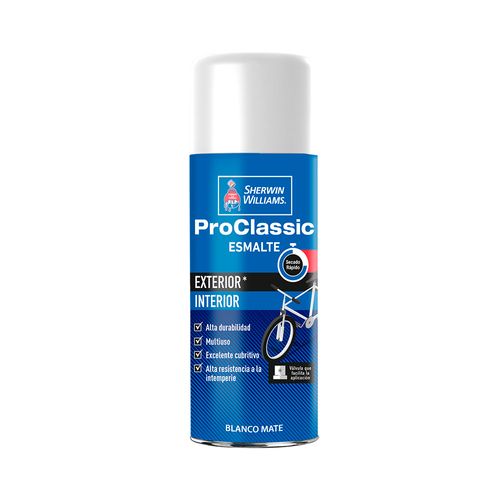 Aerosol Blanco Mate 400 Cc Interior/Exterior Proclassic Sherwin Williams
