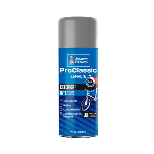Aerosol Gris Brillante 400 Cc Interior/Exterior ProClassic Sherwin Williams