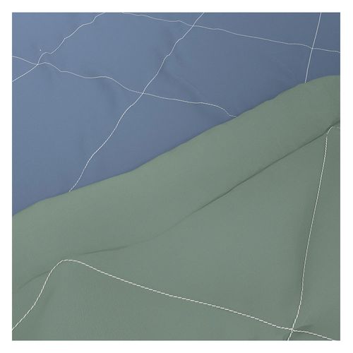 Edredón Poliéster Azul/Aqua King 75 Grs Bicolor M+Design