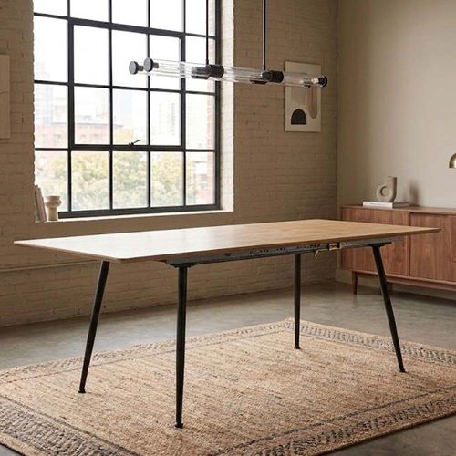 Mesa Extensible 120-160x90x75 Cm MDF Beige Nova DT