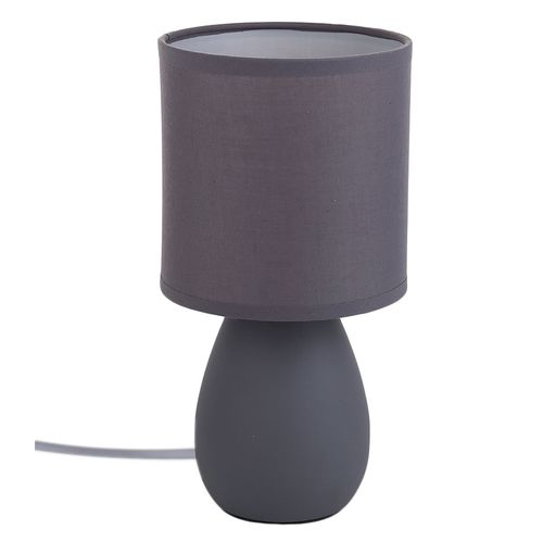 Pack 2 Lámparas de Mesa con Pantalla E27 Gris Elian M+Design