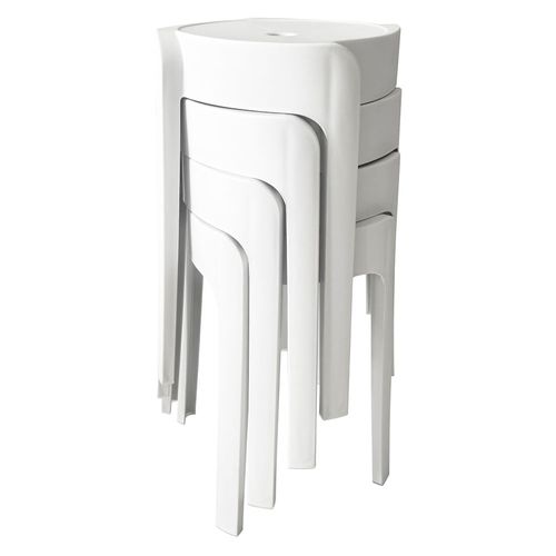Banquito 45x30 Cm Blanco M+Design