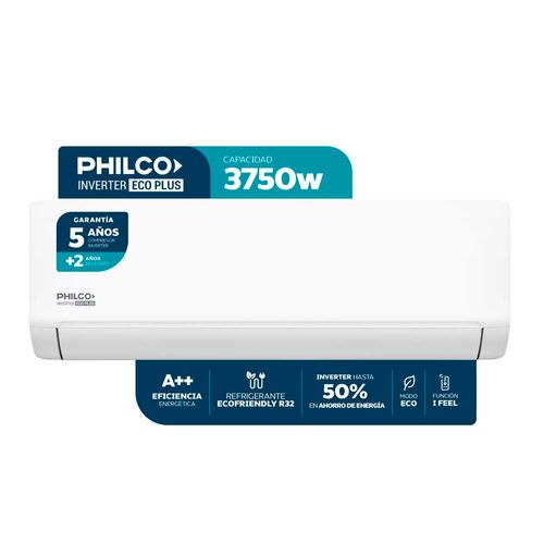 Aire Acondicionado Frio/Calor 3000 Fg Inverter 3750 W Phin37Ha2An Philco